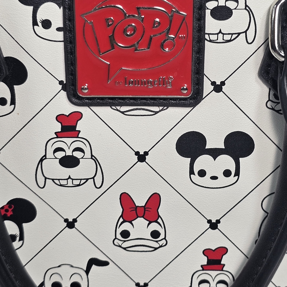 Disney Black and White Mickey Mouse Handbag - Picture 6 of 13